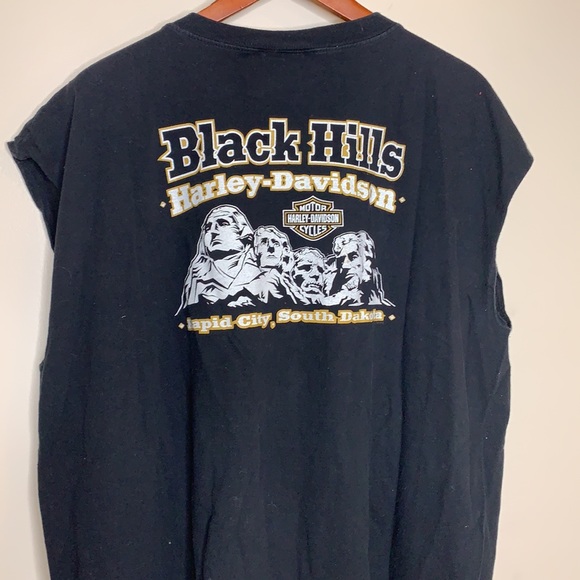 Harley-Davidson Other - Harley-Davidson | Black Hills Rapid City 2004 Tee | Sleeveless Distressed Shirt